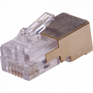 RJ12 PLUG SHIELDED 10 PCS